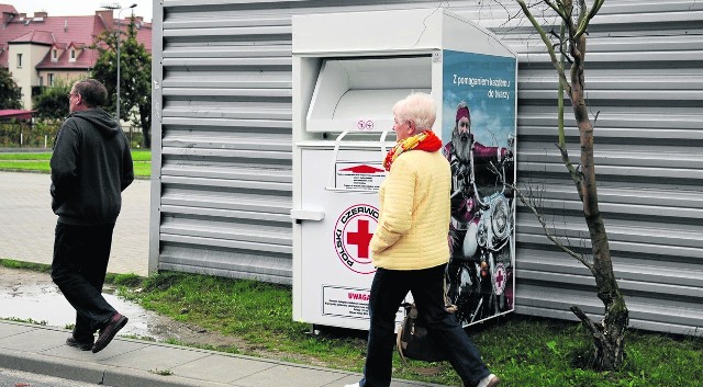 Pojemniki na odzież stanęły w kilku puntach Oleśnicy.