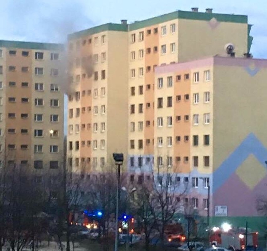 Pożar w Mysłowicach na ul. Korfantego