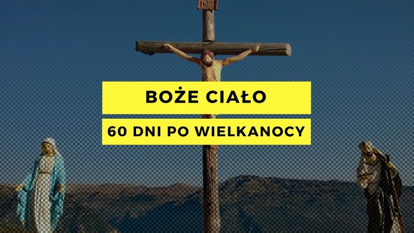 Boże Ciało to święto wypadające 60 dni po Wielkanocy, zawsze...