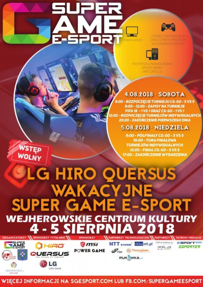 Turniej Super Game e-sport zagości w Wejherowskim Centrum Kultury [PROGRAM]