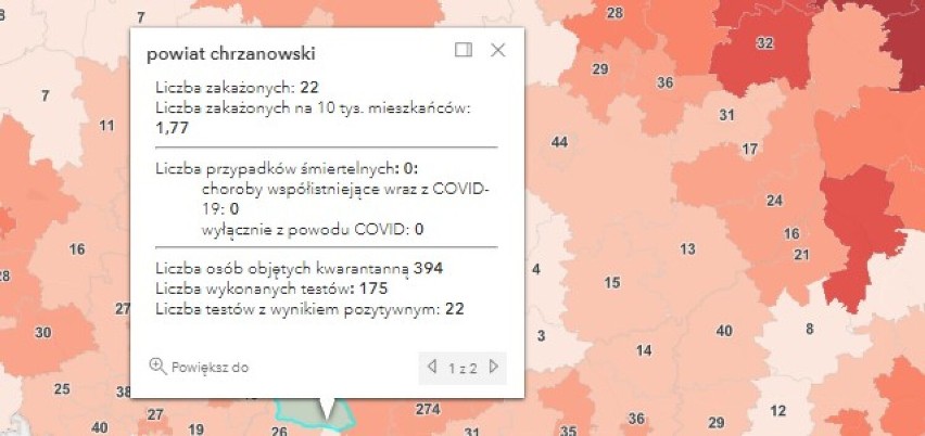 Prawie szesnaście tysięcy zakażeń COVID-19 w Polsce. W powiatach oświęcimskim, wadowickim, chrzanowskim i olkuskim też są nowe przypadki.