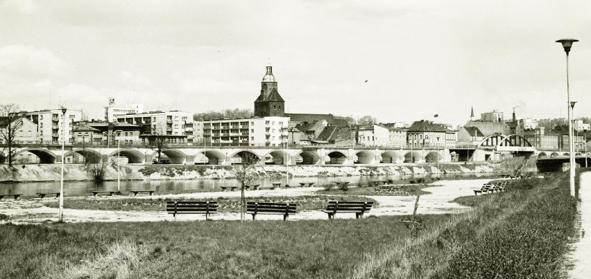 Piękna panorama miasta z zadbanymi terenami zielonym przy...