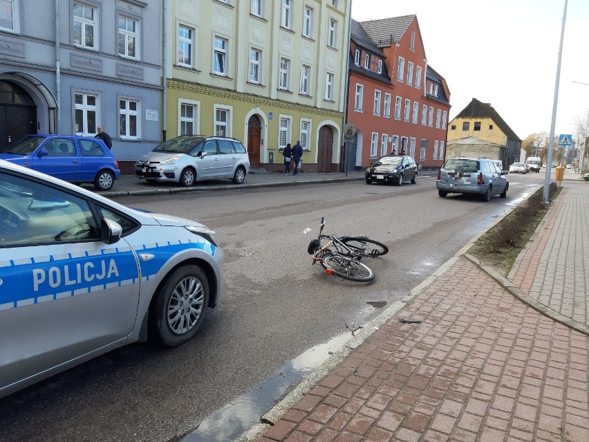 Wypadek w Szczecinku. Potrącenie rowerzysty na Lipowej [zdjęcia]
