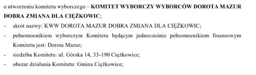 Wybory burmistrza Ciężkowic 2021. Zarejestrowano cztery komitety wyborcze. Kto będzie kandydował na burmistrza?