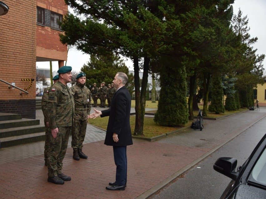 Wiceminister obrony narodowej Cezary Tomczyk odwiedził...