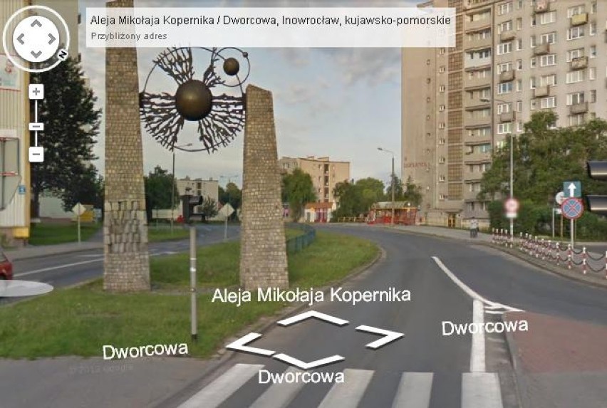 Inowrocław na Google Street View