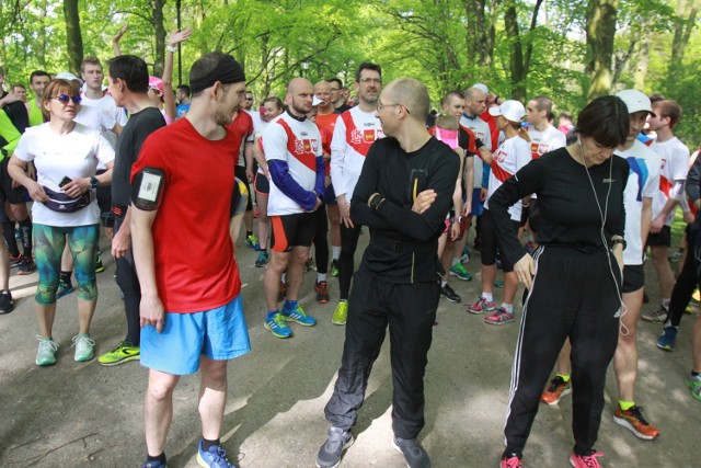 Parkrun Łódź w parku Poniatowskiego - 13 maja 2017 r.