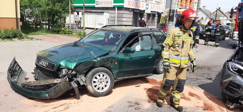 Wypadek na skrzyżowaniu ulic w Skarżysku. Dwie kobiety w szpitalu