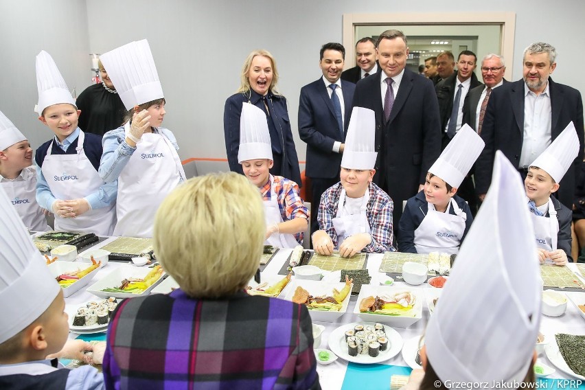 W środę do bielskiego Suempolu z krótką wizytą przyjechała...