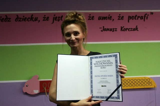 Iwona Spurek - Majka Nauczycielką Wychowania Przedszkolnego roku 2018