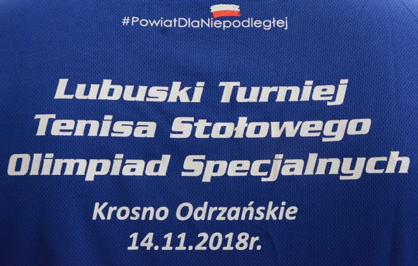 Lubuski Turniej Tenisa Stołowego Olimpiad Specjalnych w...