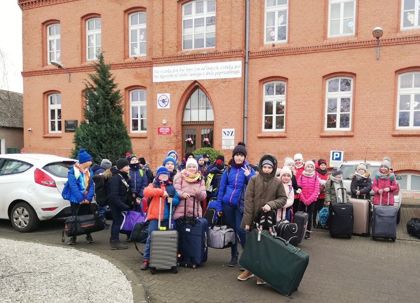 Uczniowie ze szkoły w Chełmnie na wyjeździe profilaktycznym