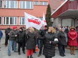 Strajk w Będzinie: Pracownicy Tauronu wyjdą z flagami przed budynek