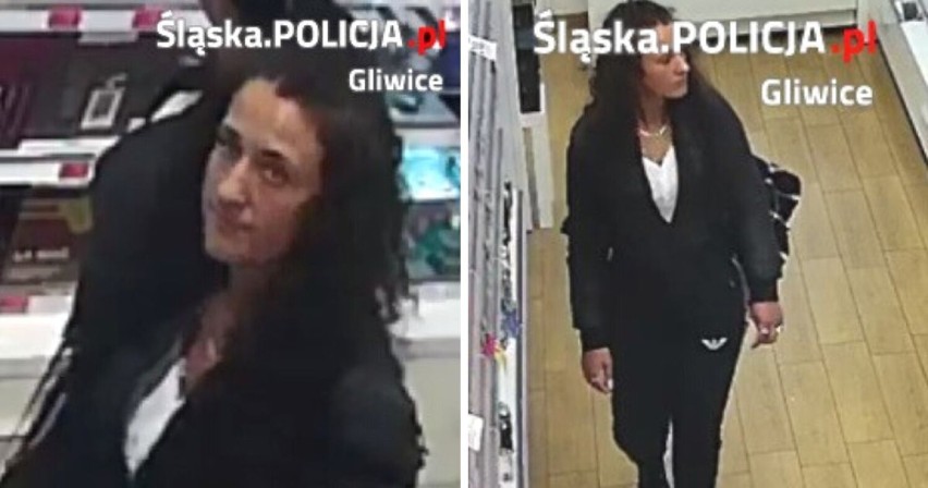 Kradzież w Gliwicach. Policja opublikowała zdjęcia podejrzewanej o kradzież drogich perfum