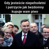 Zdjęcie z wizyty Andrzeja Dudy w Kargowej stało się memem