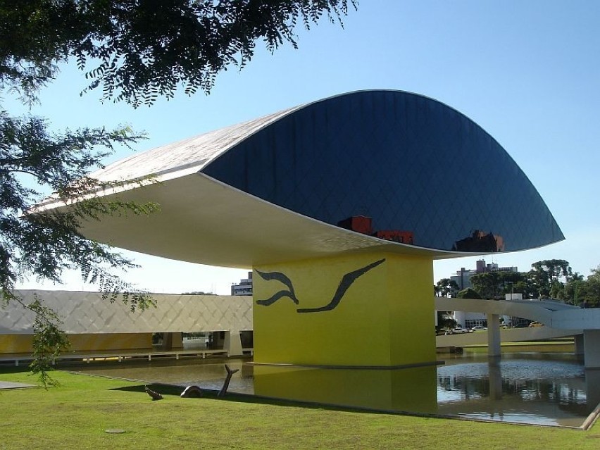 Muzeum Oscara Niemeyera (NovoMuseu), Curitiba, Brazylia....