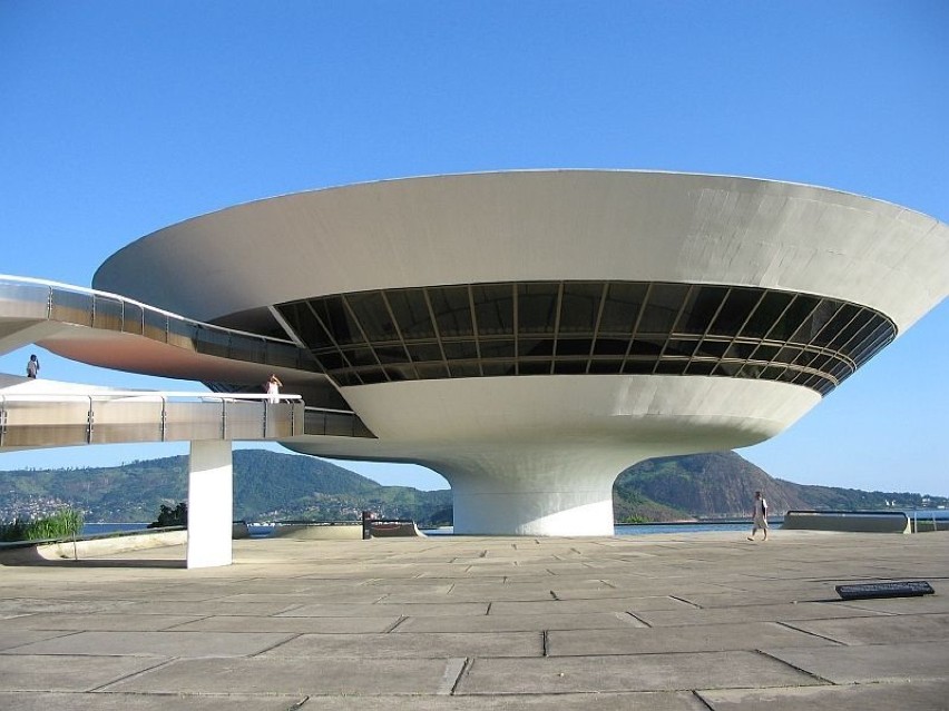 Muzeum Sztuki Współczesnej, Niterói, Rio de Janeiro,...
