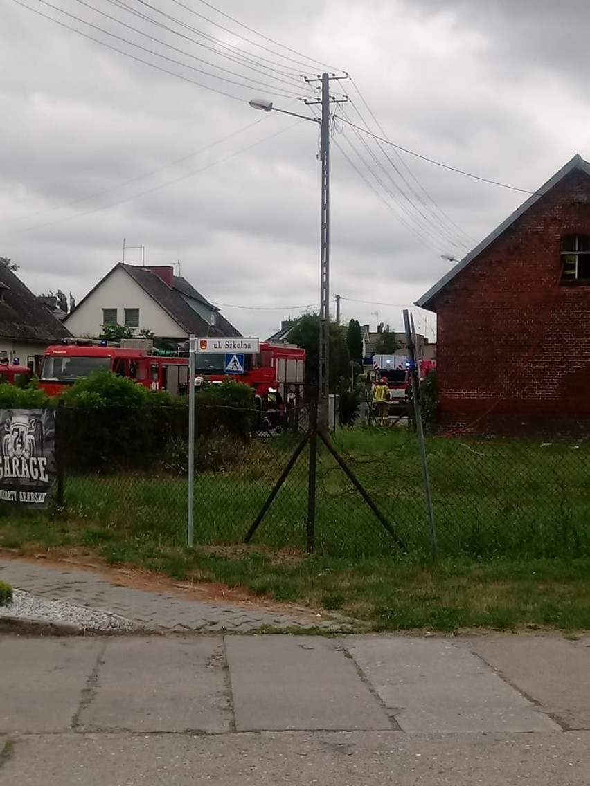 Pożar budynku starej poczty w Michorzewie. Podpalenie?