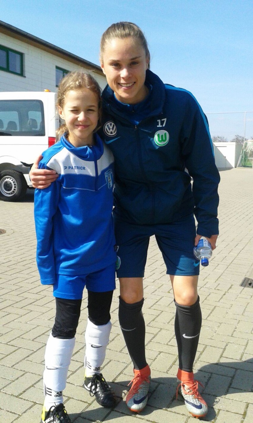 11-letnia krośnianka trenowała w Wolfsburgu