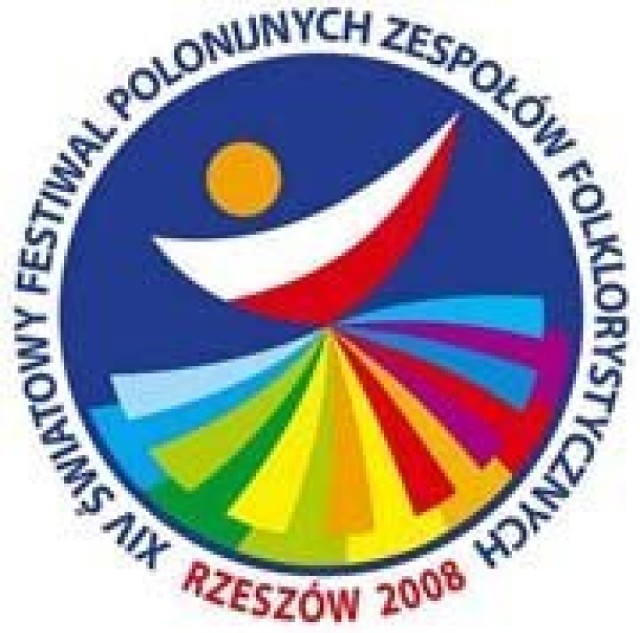 Logo XIV Światowy Festiwal Polonijnych Zespołów Folklorystycznych w Rzeszowie