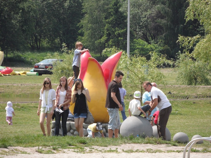 Z Parku Cegielnia zniknęła 2-metrowa figura Żorka. Gdzie jest?