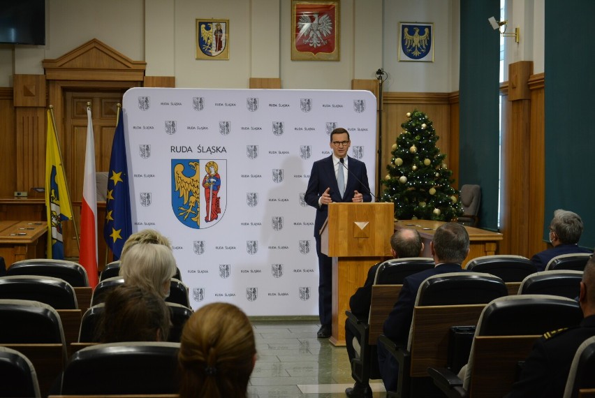 Premier Mateusz Morawiecki w Rudzie Śląskiej