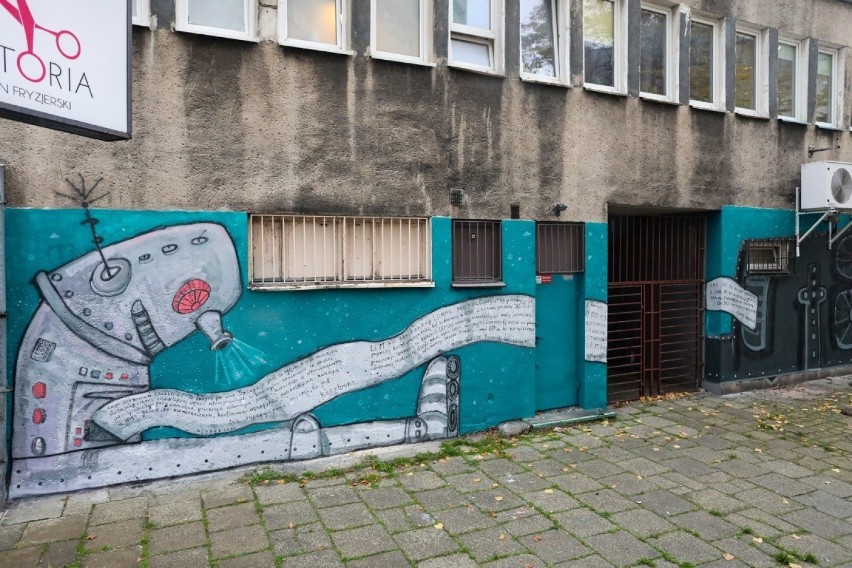 Nowy mural inspirowany Stanisławem Lemem w Szczecinie! Zobacz ZDJĘCIA