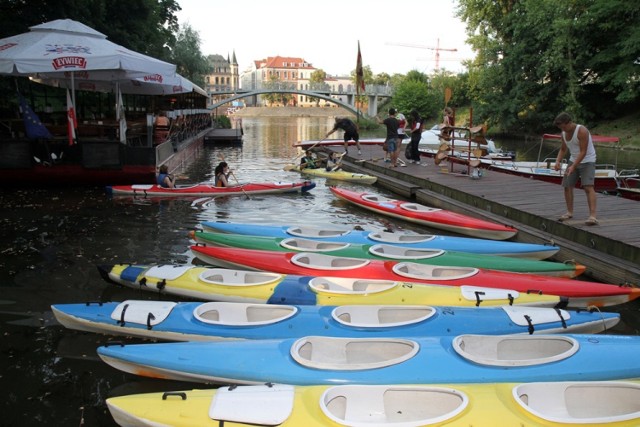 Rekreacja na Odrze we Wrocławiu