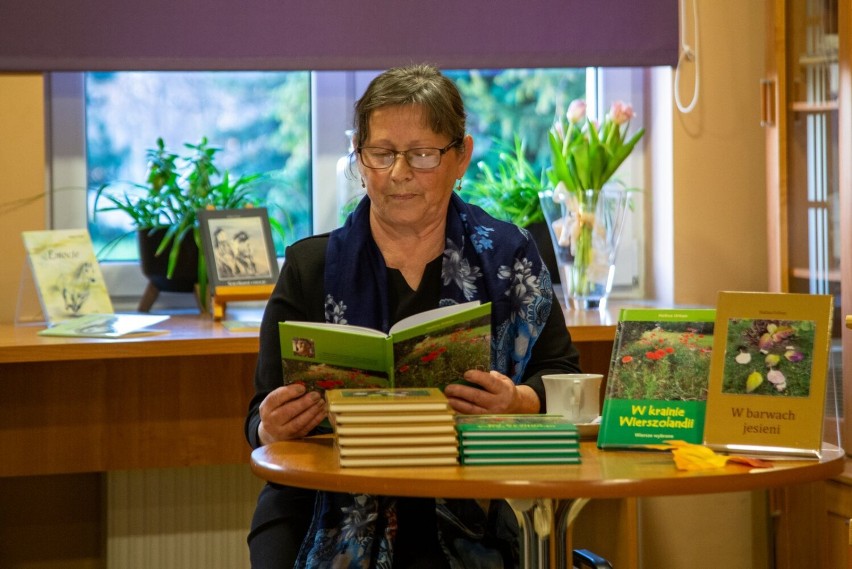 Spotkanie z Haliną Urban i Wiesławem Telegą w jasielskiej bibliotece