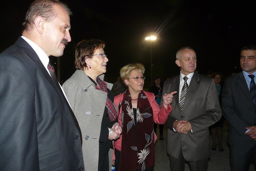 Minister Ewa Kopacz w środę wieczorem odwiedziła Tomaszów