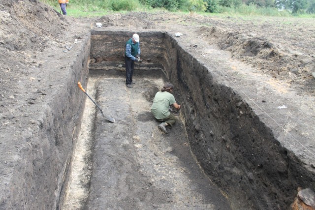 Prace archeologiczne przy piastowskim grodzisku w podświebodzińskim Grodziszczu