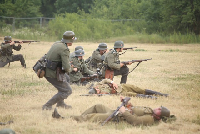 Tak wyglądała rekonstrukcja podczas Wielkiego Pikniku Historycznego w Wawrze.