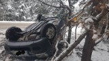 Stłuczki i wypadki na drogach powiatu olkuskiego. Kierowców zaskoczyła zima? 