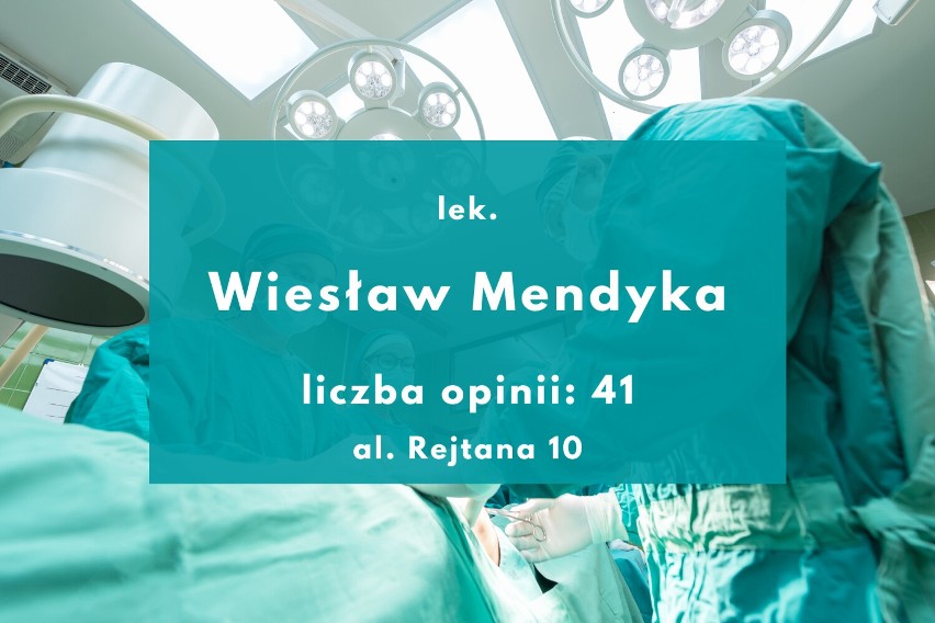 Najlepszy chirurg w Rzeszowie. Zobacz TOP 10 chirurgów polecanych przez użytkowników portalu Znany Lekarz