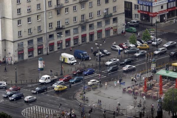 Widok na ulicę Świętokrzyską