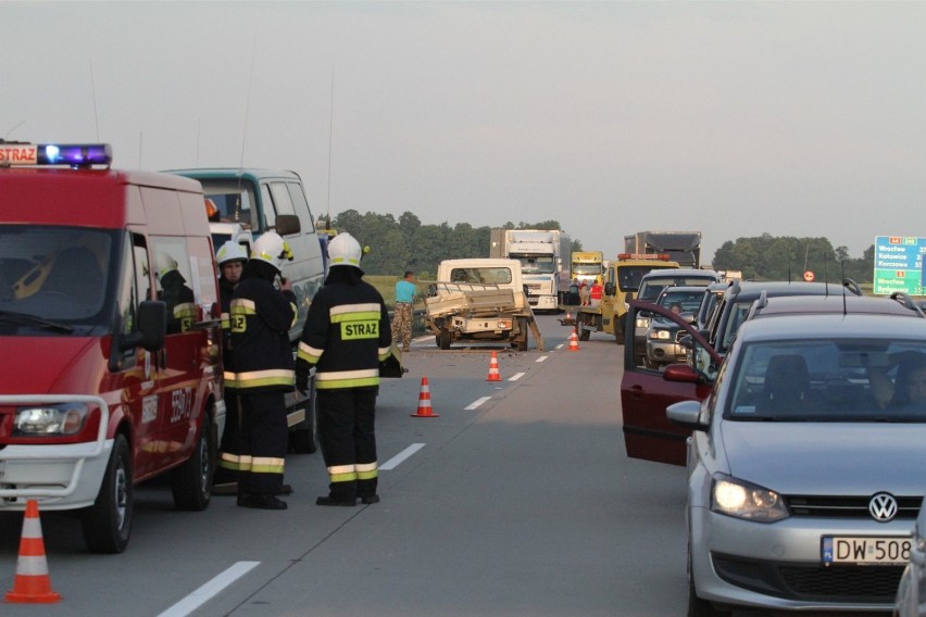 Tragiczny wypadek na A4, kierowca samochodu dostawczego...