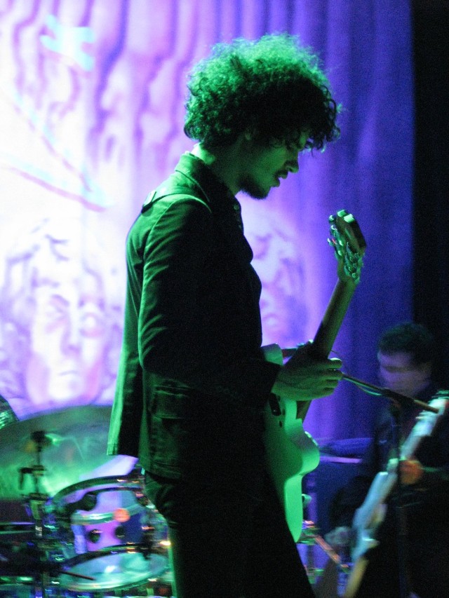 Omar Rodríguez-López, lead guitarist for the Mars Volta, playing at the Roy Wilkins Auditorium in St. Paul, Minnesota. http://commons.wikimedia.org/wiki/Image:Omar_Rodríguez-López.JPG Public Domain