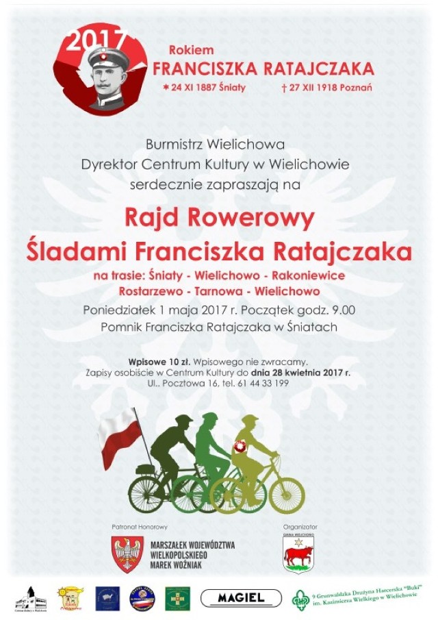 Rajd Rowerowy Śladami Franciszka Ratajczaka