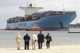 Do gdańskiego terminalu DCT wpłynął olbrzymi kontenerowiec Eleonora Maersk
