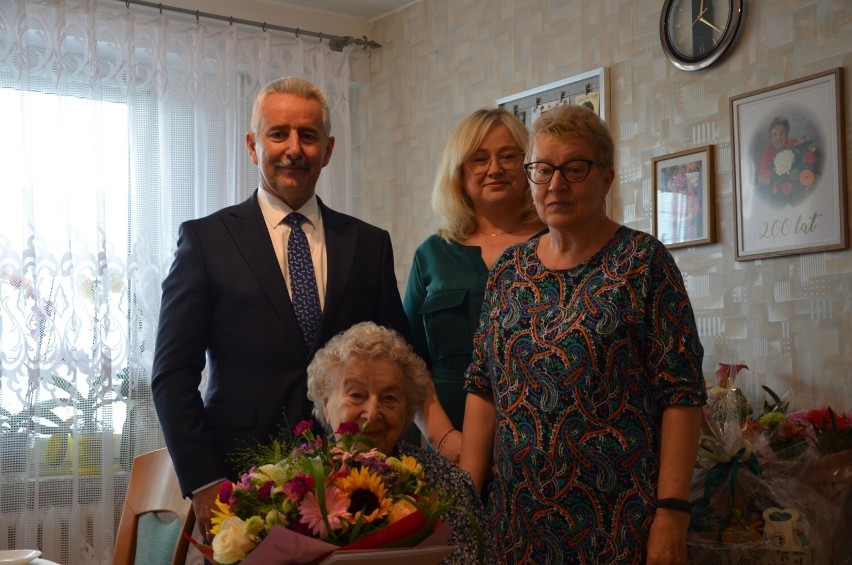 Setne urodziny obchodziła pani Halina Osowska z Tucholi