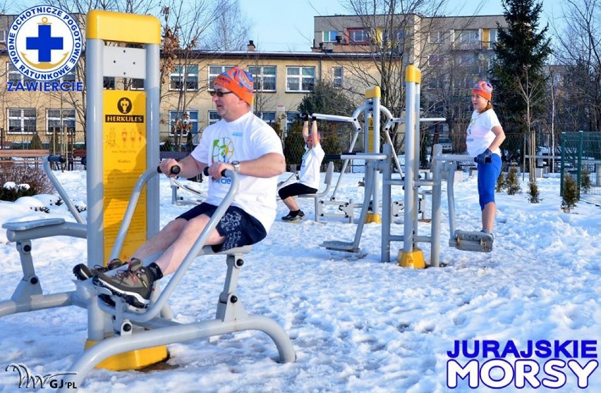 Trening jurajskich morsów w Zawierciu