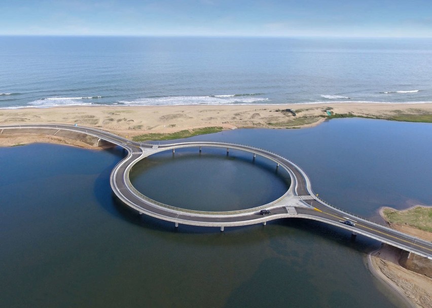 Ten most powstał po to, żeby... dać kierowcom czas na...