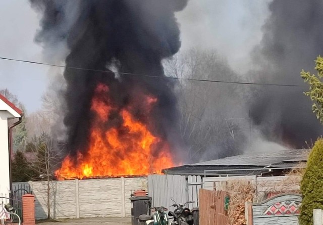 Pożary w Mirocinie Średnim. Jednego dnia w jednej wsi pracowało 11 zastępów strażaków