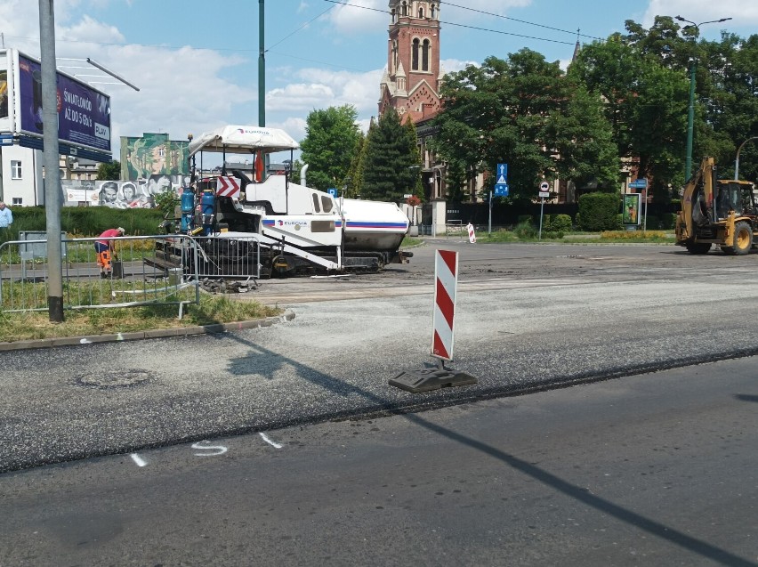 Remont ulicy Sienkiewicza w Sosnowcu