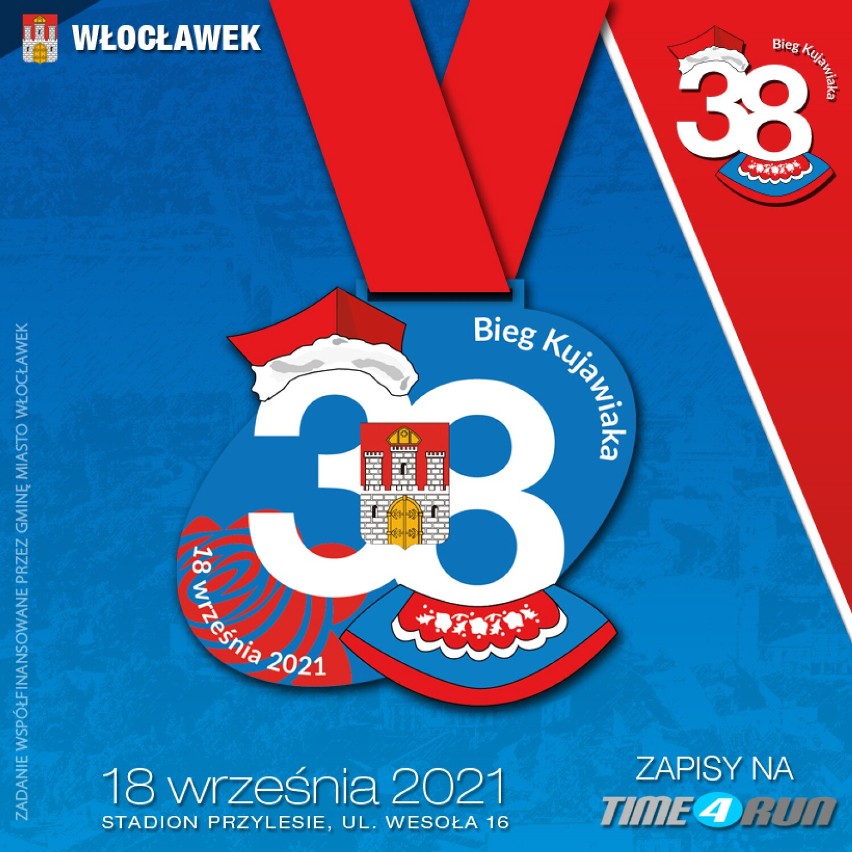 Bieg Kujawiaka we Włocławku już w sobotę 18 września 2021 roku. To 38. edycja najstarszej imprezy w regionie [program minutowy]