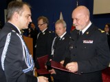 III Wojewódzki Zjazd OSP w Gniewinie. Gościem wicepremier Waldemar Pawlak, wójt Walczak odznaczony
