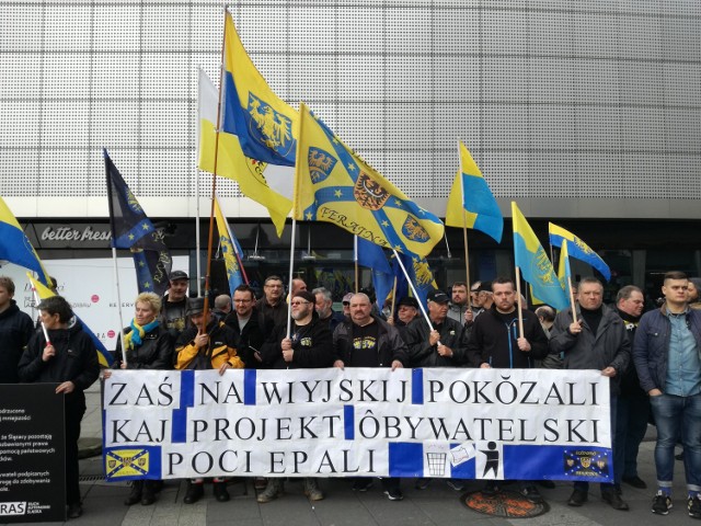 Niemy protest Ślązaków