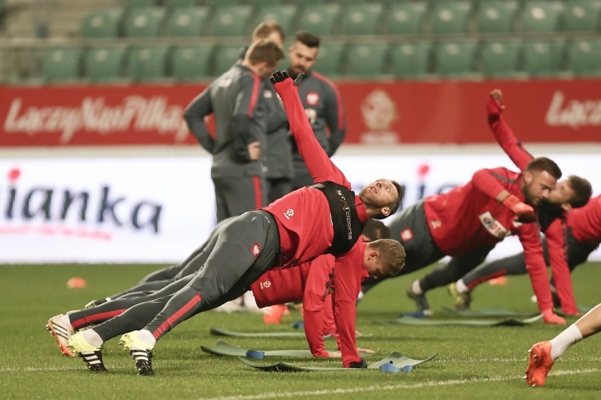 Polska - Czechy (17.11.2015) - trening reprezentacji Polski...