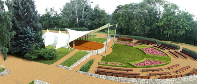 Nysa chce budować amfiteatr letni na terenie parku miejskiego.