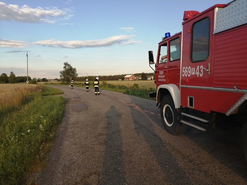 Strażacy z OSP Wierzchy-Leszczyca zneutralizowali substancję